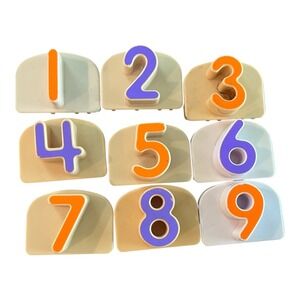 Leap Frog‎ Magnetic Fridge Phonics Numbers 1 - 9 Educational Toy